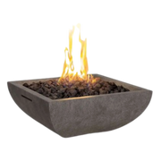 American Fyre Desings 30 Inch Bordeaux Petite Square Fire Bowl | GW STORE