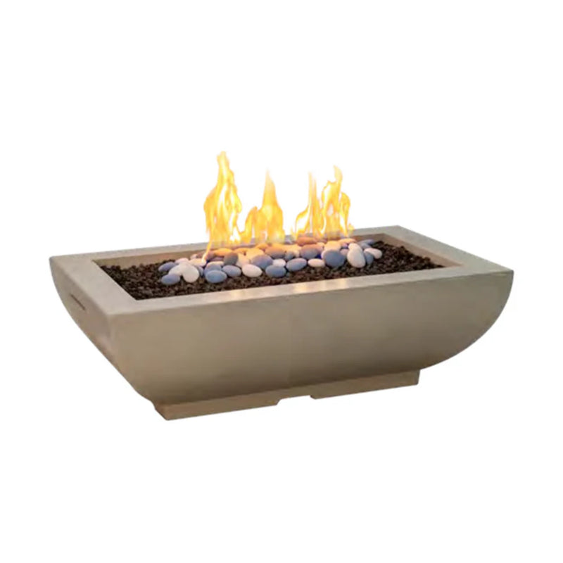 American Fyre Designs Bordeaux Rectangle Fire Bowl | GW STORE