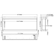 Modern Flames 60 Inch Orion Multi HelioVision Linear Electric Fireplace | GW STORE