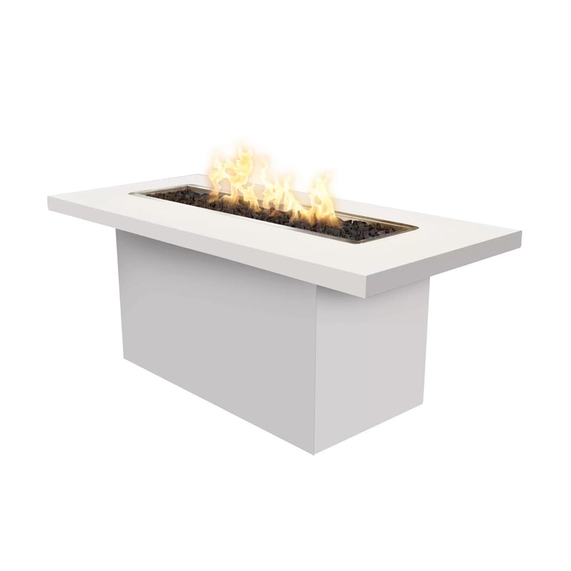 The Outdoor Plus Bella Linear Natural Gas Gas Fire Table Metal Collection | GW STORE