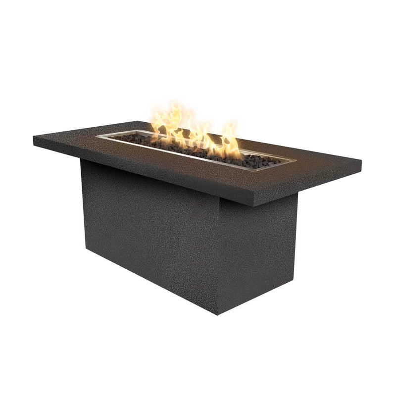 The Outdoor Plus Bella Linear Natural Gas Gas Fire Table Metal Collection | GW STORE