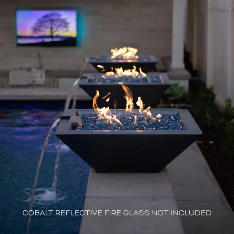 The Outdoor Plus Propane Gas Concrete Maya Fire & Water Bowl | GW STORE