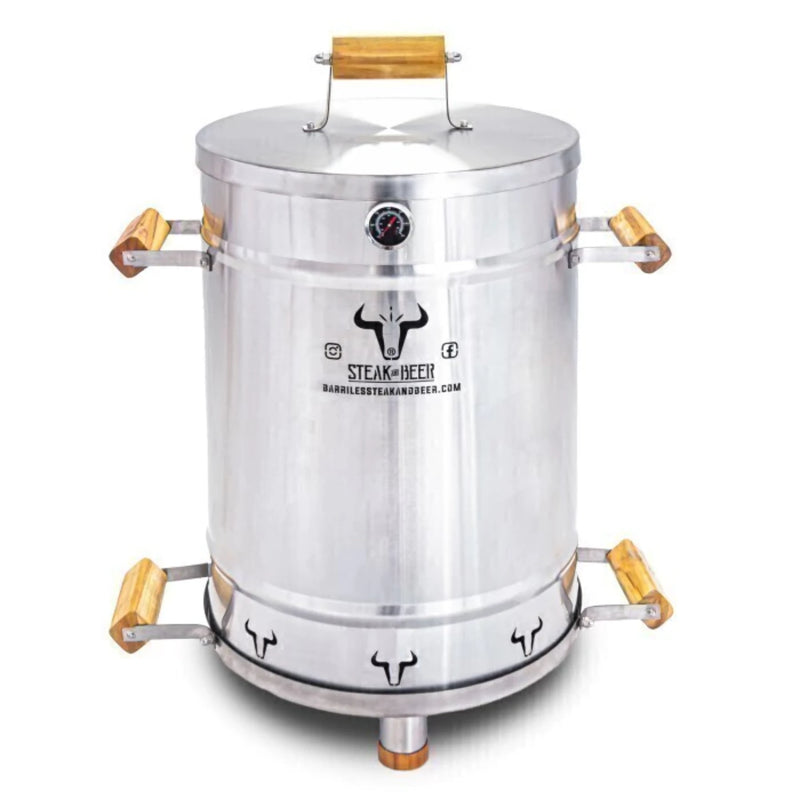 Steak & Beer Large Roasting Barrel 14–16 kg (30–35 lb) – INOX Line