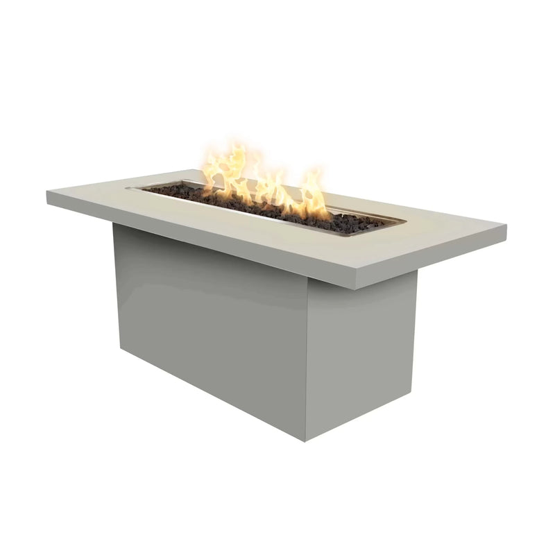 The Outdoor Plus Bella Linear Natural Gas Gas Fire Table Metal Collection | GW STORE