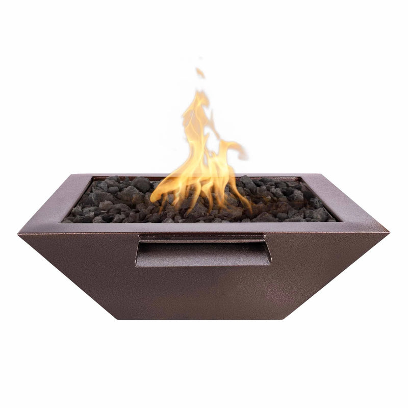 The Outdoor Plus Natural Gas Metal Powder Coat Maya Fire & Water Bowl | GW STORE