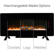 Dimplex Winslow 42 Inch Wall Mounted Electric Fireplace | GW STORE