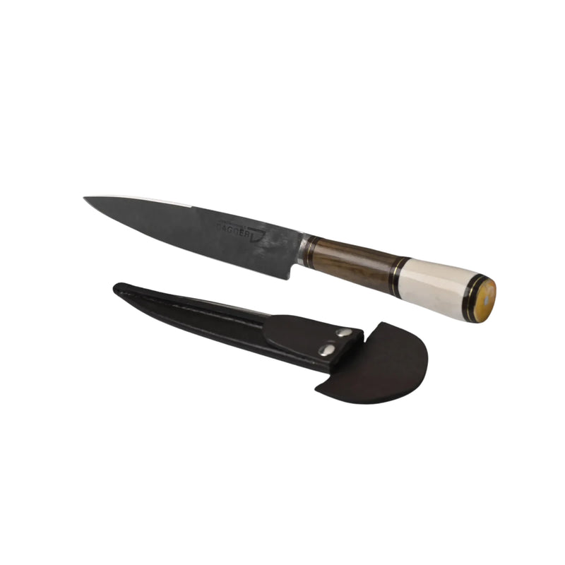 Filos y Más Stainless Steel Knife with Wooden and Bone Handle | GW STORE
