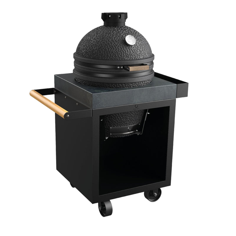 OFYR Black 65 PRO Kamado Table for The Bastard w/ Concrete Worktop B-Stock (Showroom Display)