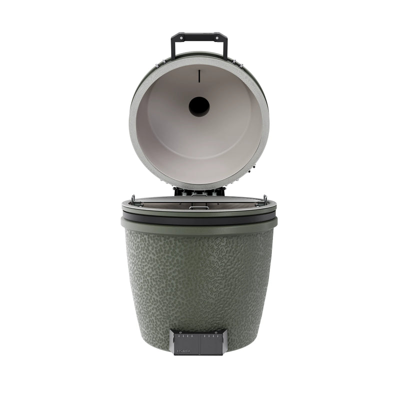 BSTRD Pro Large Solo Alpine Green Built-In Kamado Charcoal Grill | GW STORE