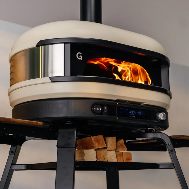 Gozney Dome Gen 2 Bone Dual Fuel Freestanding Outdoor Pizza Oven Essentials Bundle | GW STORE