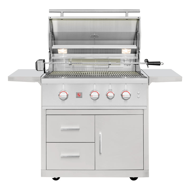 Summerset Deluxe Cart for 32-Inch TRL Pro Grill | GW STORE