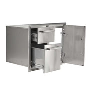 Coyote 31-Inch Double Drawer & Door Combo | GW STORE