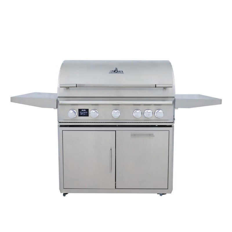 Blaze LTE PRO 40-Inch 5-Burner Freestanding Gas Grill w/ Digital Temperature Screen & Rear Infrared Burner | GW STORE