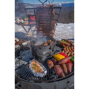Tromen Duomo Firepit Open Fire Argentine Grill w/ Wheels | GW STORE