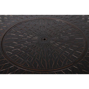 Well Traveled Living Verona Aluminum Round Propane Fire Pit | GW STORE