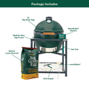 Big Green Egg XLarge Charcoal Grill in Modular Nest Package | GW STORE