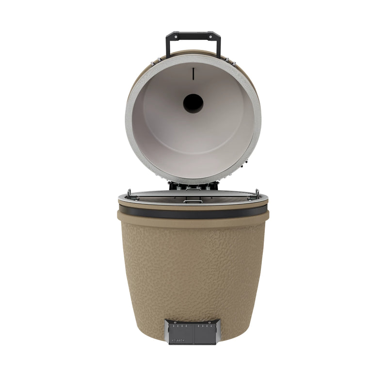 BSTRD Pro Large Solo Desert Sand Built-In Kamado Charcoal Grill | GW STORE
