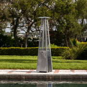 Well Traveled Living Stainless Steel Propane Pyramid Flame Heater | GW STORE