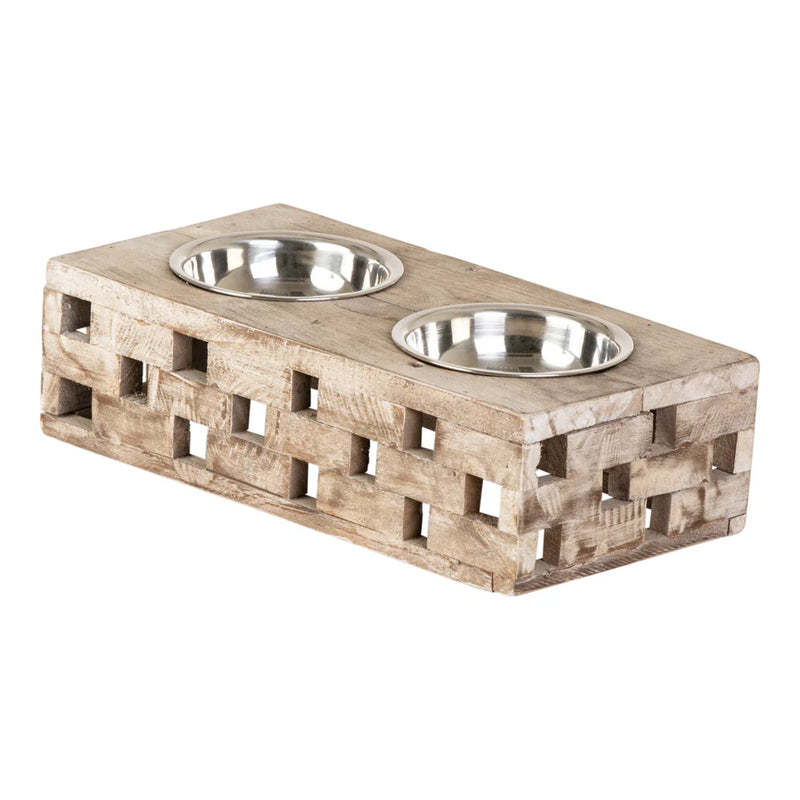 Huntley Pet Berjen Block Small Double Feeder | GW STORE