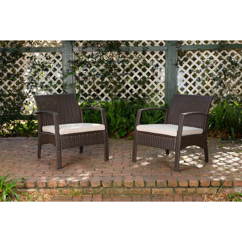 Well Traveled Living Bondi Wicker Outdoor Armchair | GW STORE