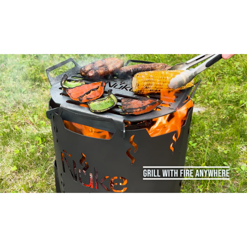Nuke Fogon 40 Fire Pit Grill w/ Accessory Grate | GW STORE