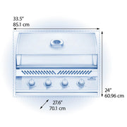 Napoleon Built-in 500 Series 4-Burner Gas Grill | GW STORE