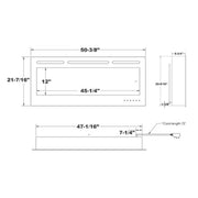 Modern Flames 50 Inch Challenger Recessed Electric Fireplace | GW STORE