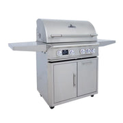 Blaze LTE PRO 32-Inch 4-Burner Freestanding Gas Grill w/ Digital Temperature Screen & Rear Infrared Burner | GW STORE