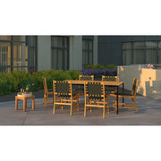 Well Traveled Living Sava Dining Side Chair in Black Webbing | GW STORE