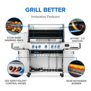Napoleon Prestige 665 Connected RSIB w/ Infrared Side and Rear Burner | GW STORE