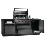 Napoleon Oasis 300 Outdoor Kitchen w/ Built-in 700 Series 32 Propane Gas Grill & Black Pearl Granite Countertop | GW STORE