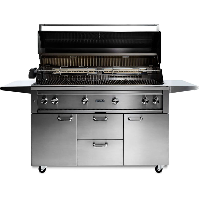 Lynx L54TRF Professional 54-Inch Freestanding Gas Grill With One Infrared Trident Burner And Rotisserie | GW STORE