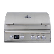 Blaze LTE PRO 32-Inch 4-Burner Built-in Gas Grill w/ Digital Temperature Screen & Rear Infrared Burner | GW STORE