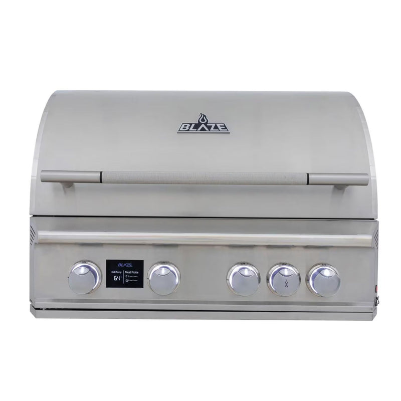 Blaze LTE PRO 32-Inch 4-Burner Built-in Gas Grill w/ Digital Temperature Screen & Rear Infrared Burner | GW STORE