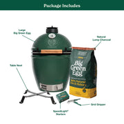 Big Green Egg Large Charcoal Grill in intEGGrated Nest & Handler Package | GW STORE