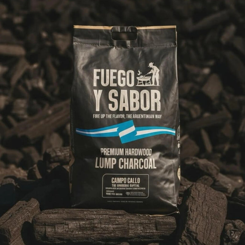 Fuego Y Sabor Premium Harwood Lump Charcoal, 17.6 lbs | GW STORE