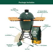 Big Green Egg Large Charcoal Grill in Nest With Mates Package | GW STORE
