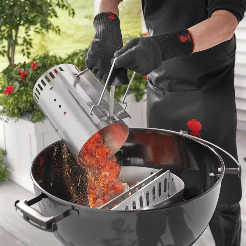 Weber 7416 RapidFire Aluminized Steel Charcoal Chimney | GW STORE