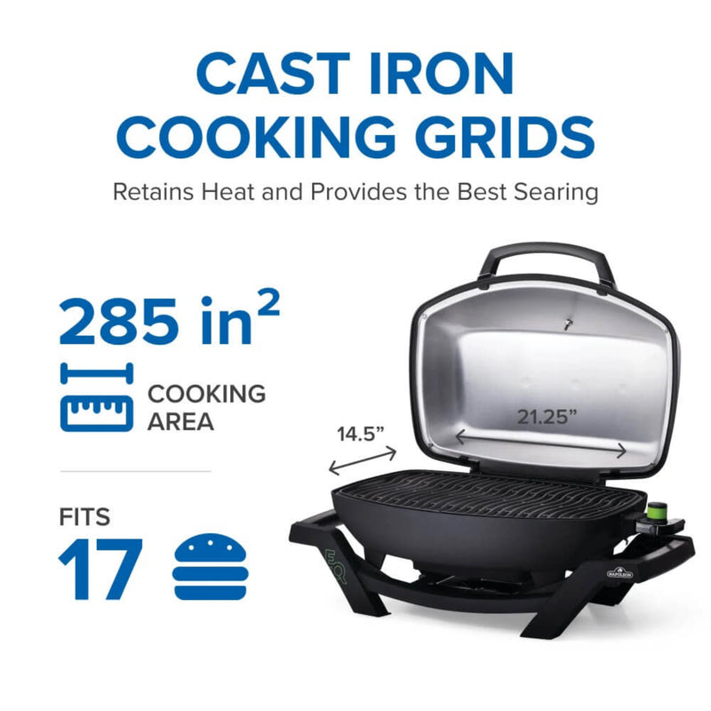 Napoleon PRO285E-BK TravelQ™ PRO285E Portable Electric Grill | GW STORE