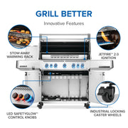 Napoleon New Prestige® 665 RSIB Freestanding Gas Grill w/ Infrared Side and Rear Burner | GW STORE