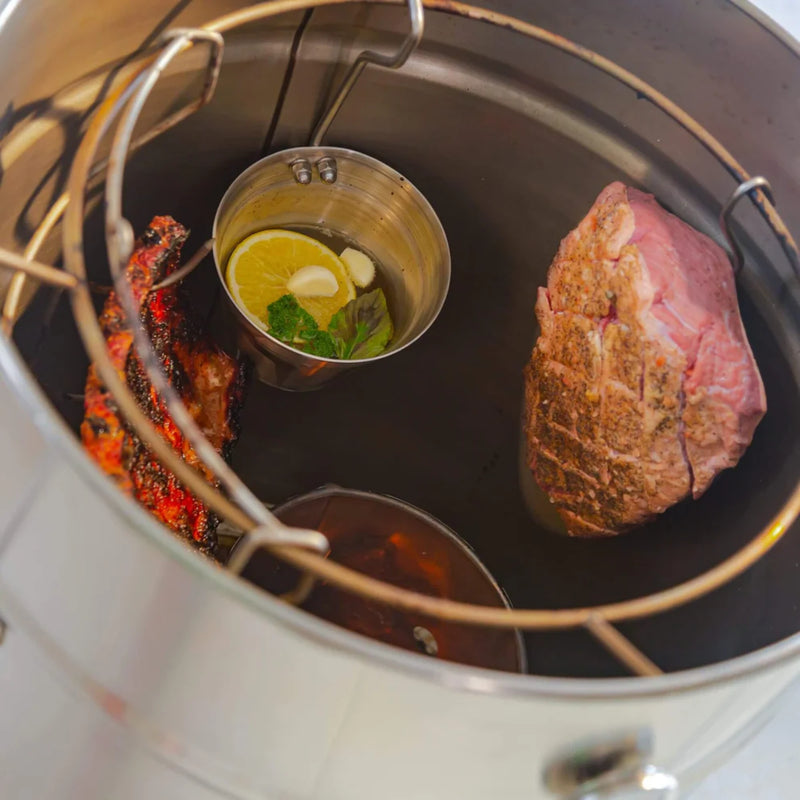 Steak & Beer Large Roasting Barrel 14–16 kg (30–35 lb) – INOX Line