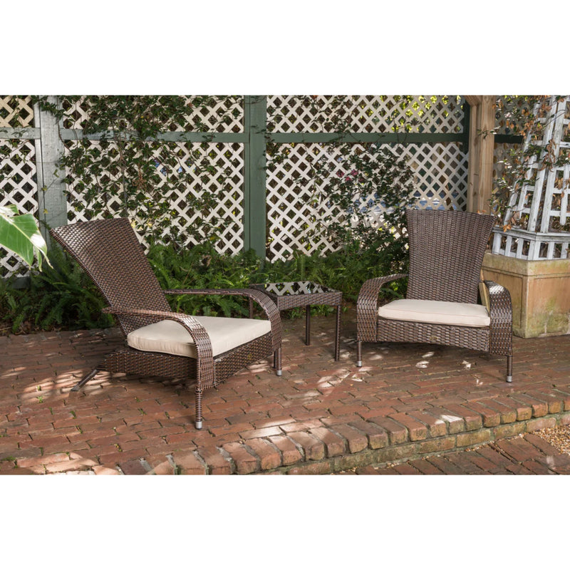 Well Traveled Living Coconino Wicker Chat Set | GW STORE