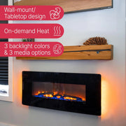Dimplex Winslow 48 Inch Wall Mounted Electric Fireplace | GW STORE