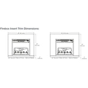 Dimplex Revillusion 40 Inch Installation Trim | GW STORE