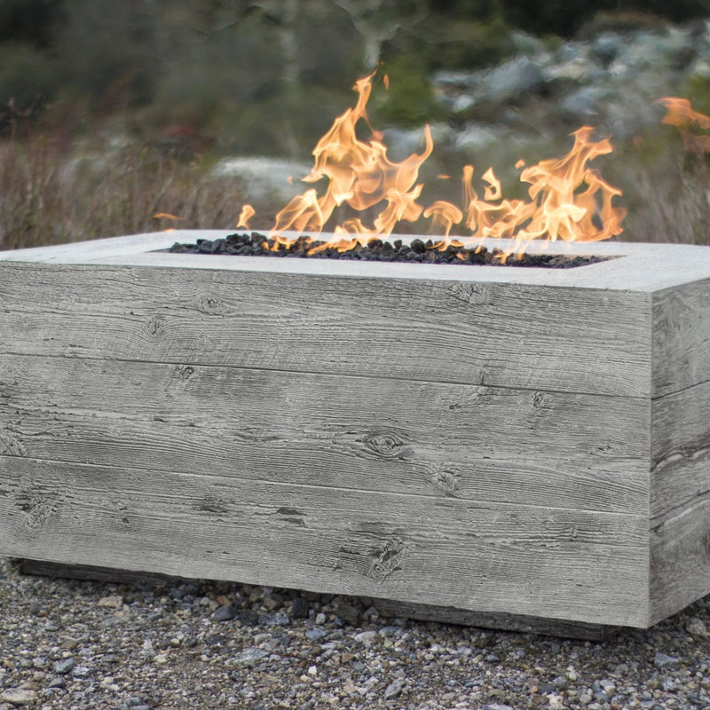 The Outdoor Plus Catalina Natural Gas Woodgrain Fire Pit | GW STORE