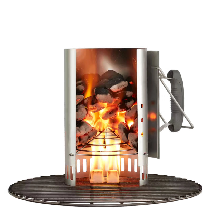 Weber 7416 RapidFire Aluminized Steel Charcoal Chimney | GW STORE