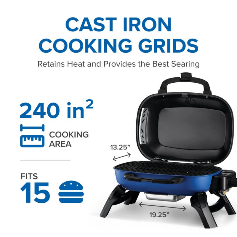 Napoleon TQ240-BL Portable Propane Gas Grill - Blue | GW STORE