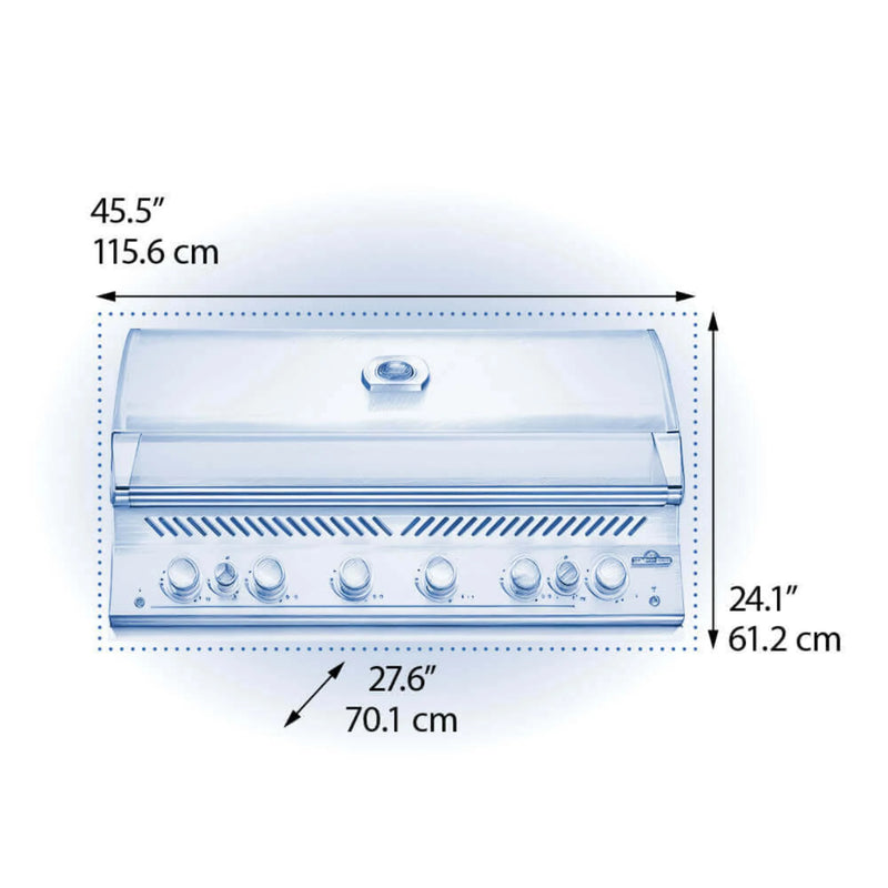 Napoleon Built-in 700 Series 44 RB With Dual infrared Rear Burners | GW STORE