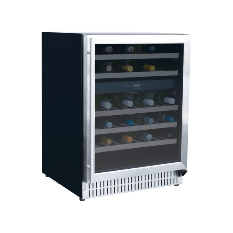 Summerset 24-Inch 5.3 Cu. Outdoor Dual Zone Wine Cooler | GW STORE
