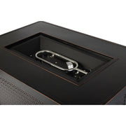 Well Traveled Living Weyland Rectangle Aluminum Propane Fire Pit | GW STORE